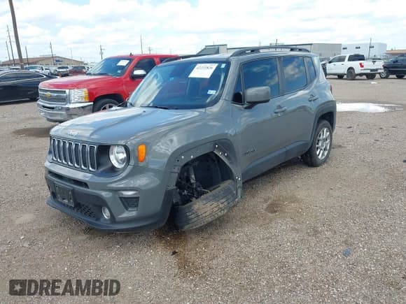 ✅ 2020 Jeep Renegade Altitude • VIN: ZACNJABB0LPL55950 • Lot: 42222826. Listed on IAAI with 74,022 mi. Free auction sales archive from the USA and detailed vehicle history report at DreamBid. Image 18.