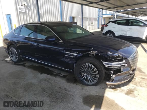 ✅ 2023 Genesis G80 • VIN: KMTGE4S15PU006281 • Лот: 61393885. Опубликован ранее на Copart с пробегом 39 307 миль. Бесплатный доступ к архиву аукционных продаж из США и подробный отчёт об истории автомобиля на DreamBid. Изображение 4.