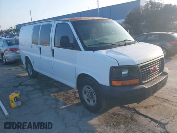 ✅ 2007 GMC Savana Cargo • VIN: 1GTFG15X471132359 • Лот: 43810995. Опубликован ранее на IAAI с пробегом 305 717 миль. Бесплатный доступ к архиву аукционных продаж из США и подробный отчёт об истории автомобиля на DreamBid. Изображение 1.