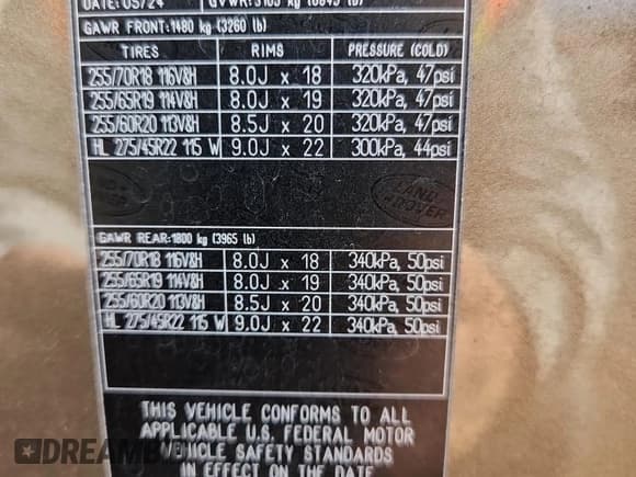 ✅ 2024 Land Rover Defender S • VIN: SALEJ7EX7R2340726 • Lot: 89681765. Wystawiony na Copart z przebiegiem 26 645 mil. Bezpłatny archiwum sprzedaży aukcyjnych z USA i szczegółowy raport historii pojazdu na DreamBid. Zdjęcie 14.