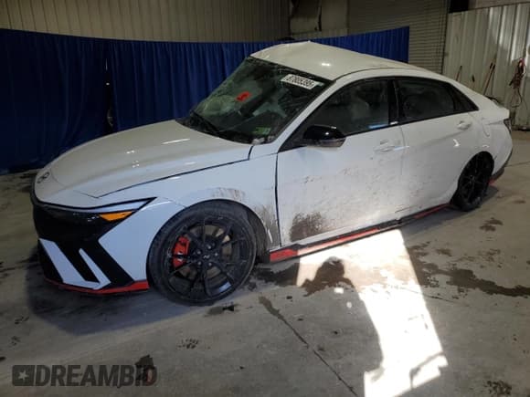 ✅ 2025 Hyundai Elantra • VIN: KMHLW4DK3SU023357 • Lot: 87805395. Listed on Copart with 3,670 mi. Free auction sales archive from the USA and detailed vehicle history report at DreamBid. Image 1.