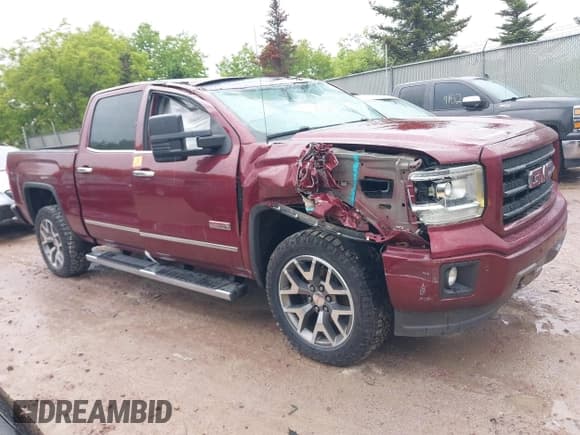 ✅ 2015 GMC Sierra 1500 SLT • VIN: 3GTU2VECXFG269932 • Lot: 42341241. Listed on IAAI with Not provided. Free auction sales archive from the USA and detailed vehicle history report at DreamBid. Image 1.