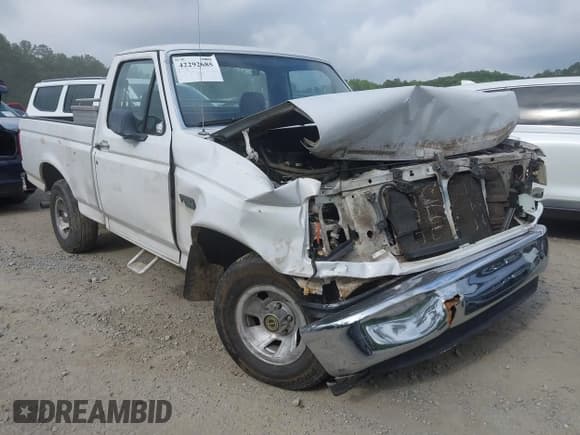 ✅ 1995 Ford F-150 • VIN: 1FTDF15Y2SLA09272 • Lot: 42292685. Listed on IAAI with 179,813 mi. Free auction sales archive from the USA and detailed vehicle history report at DreamBid. Image 1.