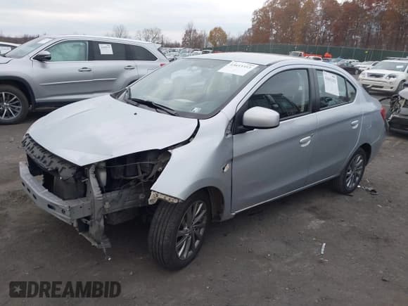 ✅ 2019 Mitsubishi Mirage ES • VIN: ML32F3FJ2KHF12121 • Lot: 43653353. Listed on IAAI with 113,542 mi. Free auction sales archive from the USA and detailed vehicle history report at DreamBid. Image 2.
