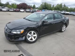 ✅ 2014 Volkswagen Passat Wolfsburg Edition • VIN: 1VWAT7A31EC034710 • Lot: 62782855. Listed on Copart with 108,779 mi. Free auction sales archive from the USA and detailed vehicle history report at DreamBid. Image 1.