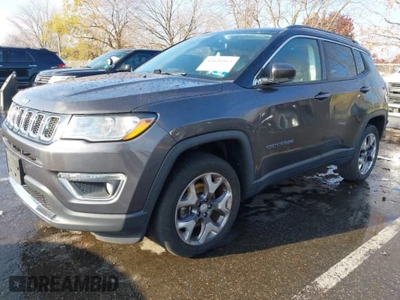 ✅ 2020 Jeep Compass Limited • VIN: 3C4NJDCB2LT138203 • Lot: 43650413. Listed on IAAI with 46,793 mi. Free auction sales archive from the USA and detailed vehicle history report at DreamBid. Image 2.