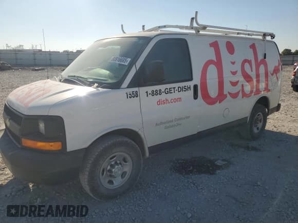 ✅ 2015 Chevrolet Express Cargo • VIN: 1GCWGFCF9F1260473 • Lot: 80816685. Listed on Copart with 338,810 mi. Free auction sales archive from the USA and detailed vehicle history report at DreamBid. Image 1.