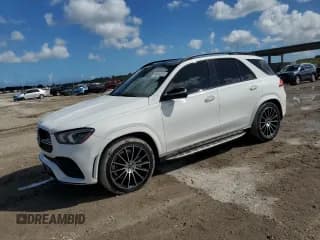 ✅ 2021 Mercedes-Benz GLE 350 • VIN: 4JGFB4KB4MA520207 • Лот: 90264575. Опубликован ранее на Copart с пробегом 111 432 миль. Бесплатный доступ к архиву аукционных продаж из США и подробный отчёт об истории автомобиля на DreamBid. Изображение 1.