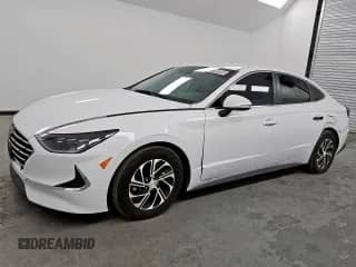 2023 Hyundai Sonata Blue z VIN KMHL24JJ1PA078373, wystawiony jako Copart lot #85755465 z przebiegiem 41 814 mil mil oraz Czysty tytuł • Clean title. Historia ofert i sprzedaży dostępna na DreamBid. Obrazek 1.