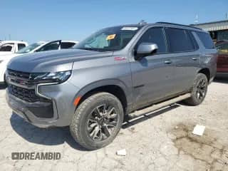 2021 Chevrolet Tahoe Z71 с VIN 1GNSKPKD2MR398526, выставлен на аукционе Copart как лот 66427365 с пробегом 91 902 миль миль и Списание • Salvage title. История ставок и продаж доступна на DreamBid. Изображение 1.