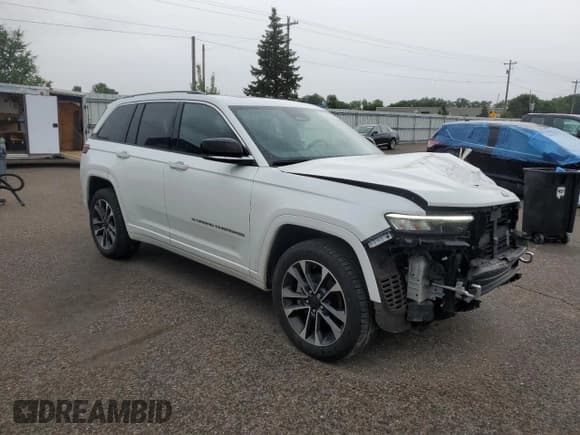 ✅ 2022 Jeep Grand Cherokee Overland • VIN: 1C4RJHDG4N8615914 • Лот: 61972235. Опубликован ранее на Copart с пробегом 90 680 миль. Бесплатный доступ к архиву аукционных продаж из США и подробный отчёт об истории автомобиля на DreamBid. Изображение 4.