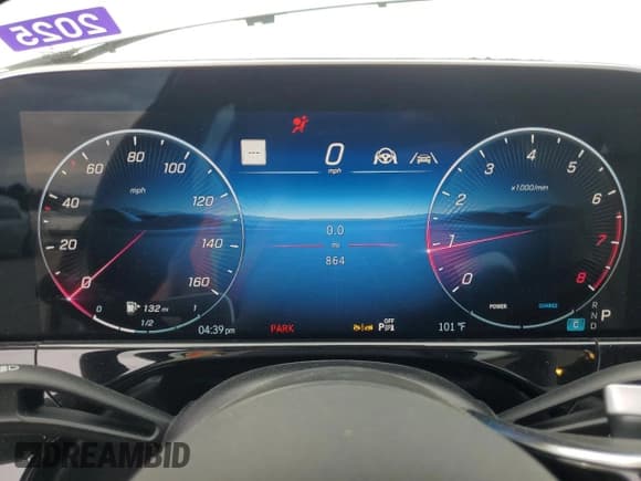 ✅ 2025 Mercedes-Benz E 350 • VIN: W1KLF4HB4SA131511 • Lot: 66153115. Wystawiony na Copart z przebiegiem 864 mil. Bezpłatny archiwum sprzedaży aukcyjnych z USA i szczegółowy raport historii pojazdu na DreamBid. Zdjęcie 9.