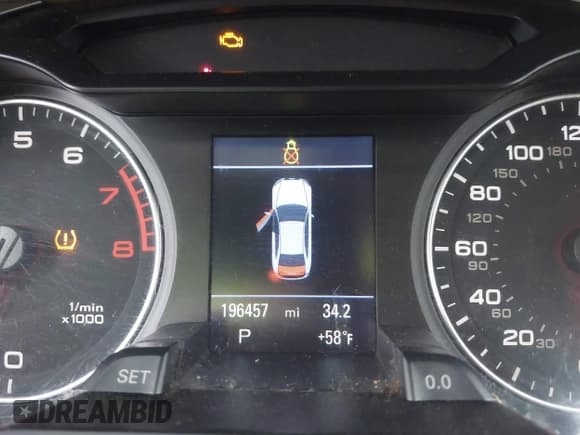 ✅ 2009 Audi A4 Premium Plus • VIN: WAUSF78K39N043315 • Lot: 40697780. Listed on IAAI with 196,457 mi. Free auction sales archive from the USA and detailed vehicle history report at DreamBid. Image 15.