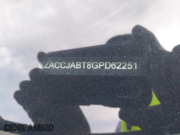 ✅ 2016 Jeep Renegade Latitude • VIN: ZACCJABT8GPD62251 • Lot: 41472431. Listed on IAAI with 117,947 mi. Free auction sales archive from the USA and detailed vehicle history report at DreamBid. Image 9.