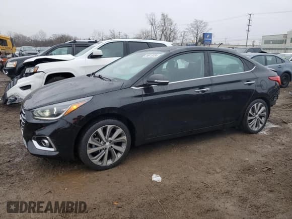 ✅ 2022 Hyundai Accent Limited • VIN: 3KPC34A69NE160326 • Лот: 86615334. Опубликован ранее на Copart с пробегом 34 073 миль. Бесплатный доступ к архиву аукционных продаж из США и подробный отчёт об истории автомобиля на DreamBid. Изображение 1.