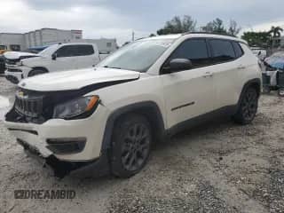 2021 Jeep Compass 80th Anniversary с VIN 3C4NJCEB9MT550014, выставлен на аукционе Copart как лот 81129935 с пробегом 63 398 миль миль и На запчасти • Non repairable. История ставок и продаж доступна на DreamBid. Изображение 1.