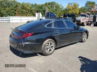 2022 Hyundai Sonata SEL z VIN KMHL14JA2NA218284, wystawiony jako Copart lot #84215795 z przebiegiem 27 672 mil mil oraz Czysty tytuł • Clean title. Historia ofert i sprzedaży dostępna na DreamBid. Obrazek 3.