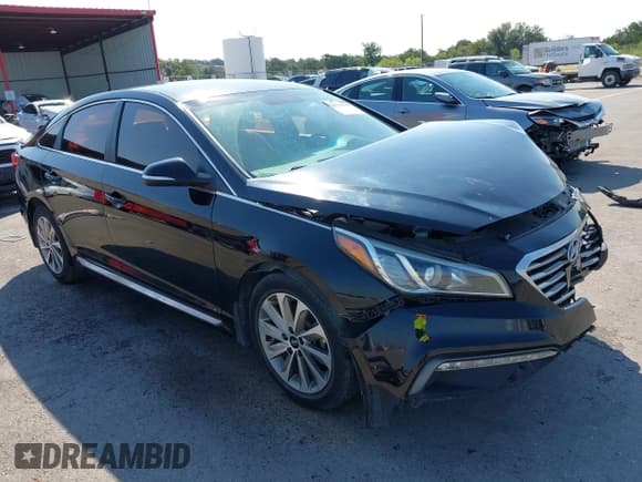✅ 2015 Hyundai Sonata Sport • VIN: 5NPE34AF4FH242812 • Лот: 43164436. Опубликован ранее на IAAI с пробегом 171 257 миль. Бесплатный доступ к архиву аукционных продаж из США и подробный отчёт об истории автомобиля на DreamBid. Изображение 1.