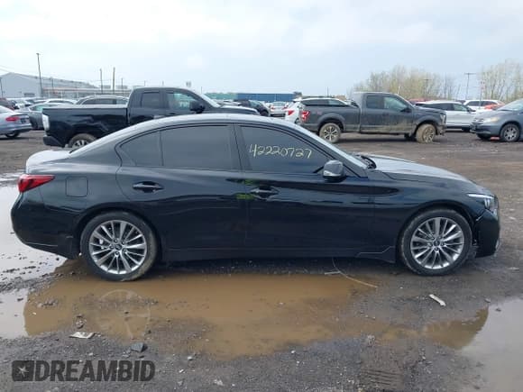 ✅ 2019 Infiniti Q50 Luxe • VIN: JN1EV7AR5KM552685 • Лот: 42220727. Опубликован ранее на IAAI с пробегом 55 629 миль. Бесплатный доступ к архиву аукционных продаж из США и подробный отчёт об истории автомобиля на DreamBid. Изображение 13.