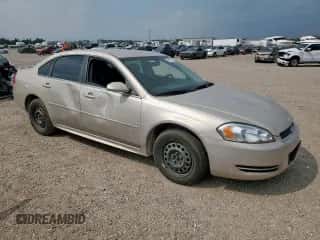 2011 Chevrolet Impala Police Police with VIN 2G1WD5EM4B1169137, listed as a Copart auction lot 56906145 with Not provided miles and Non repairable. Bid and sale history available at DreamBid. Image 4.