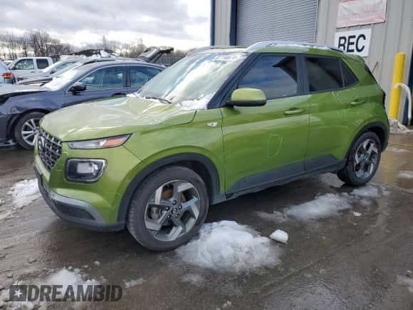 2022 Hyundai Venue SEL с VIN KMHRC8A36NU155511, выставлен на аукционе Copart как лот 81150674 с пробегом 26 297 миль миль и Списание • Salvage title. История ставок и продаж доступна на DreamBid. Изображение 1.