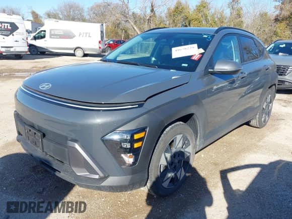 2024 Hyundai Kona SEL with VIN KM8HB3AB7RU170355, listed as a IAAI auction lot 41678229 with 21,551 mi miles and . Bid and sale history available at DreamBid. Image 2.