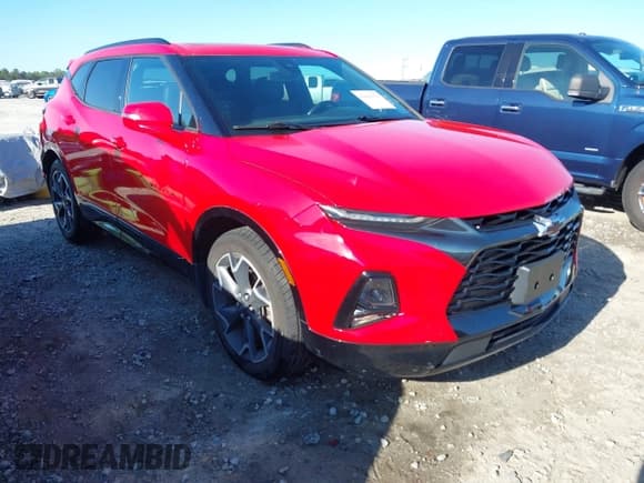 ✅ 2021 Chevrolet Blazer RS • VIN: 3GNKBKRSXMS532963 • Лот: 42042190. Опубликован ранее на IAAI с пробегом 67 275 миль. Бесплатный доступ к архиву аукционных продаж из США и подробный отчёт об истории автомобиля на DreamBid. Изображение 1.
