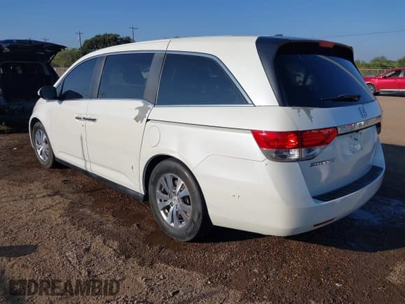 ✅ 2014 Honda Odyssey EX-L • VIN: 5FNRL5H66EB071412 • Lot: 43559911. Wystawiony na IAAI z przebiegiem 141 329 mil. Bezpłatny archiwum sprzedaży aukcyjnych z USA i szczegółowy raport historii pojazdu na DreamBid. Zdjęcie 3.