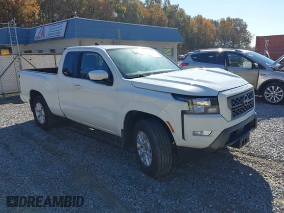 ✅ 2023 Nissan Frontier S • VIN: 1N6ED1CM5PN634140 • Lot: 43645990. Listed on IAAI with 31,135 mi. Free auction sales archive from the USA and detailed vehicle history report at DreamBid. Image 1.