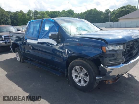 ✅ 2019 Chevrolet Silverado 1500 LT • VIN: 1GCPWCED9KZ155669 • Lot: 42527825. Listed on IAAI with 62,562 mi. Free auction sales archive from the USA and detailed vehicle history report at DreamBid. Image 1.