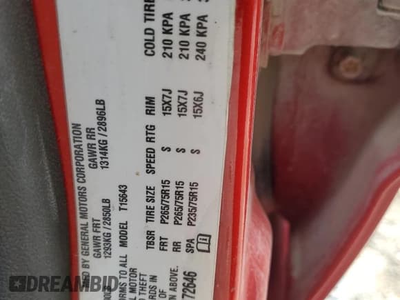 ✅ 2008 Chevrolet Colorado 1LT • VIN: 1GCDT13E288172646 • Lot: 65020895. Listed on Copart with 192,693 mi. Free auction sales archive from the USA and detailed vehicle history report at DreamBid. Image 12.