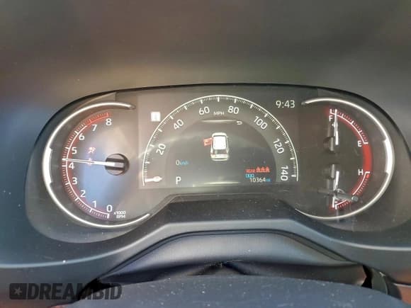 ✅ 2025 Toyota RAV4 LE • VIN: 2T3F1RFV4SW510834 • Lot: 94549625. Listed on Copart with 10,364 mi. Free auction sales archive from the USA and detailed vehicle history report at DreamBid. Image 9.