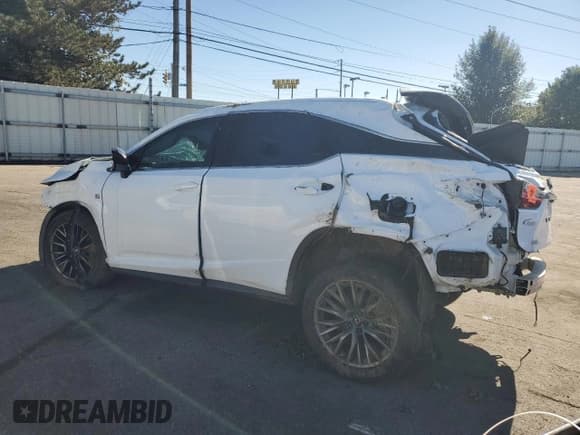✅ 2022 Lexus RX 350 F Sport • VIN: 2T2SZMDA1NC360184 • Lot: 87254735. Listed on Copart with Not provided. Free auction sales archive from the USA and detailed vehicle history report at DreamBid. Image 2.