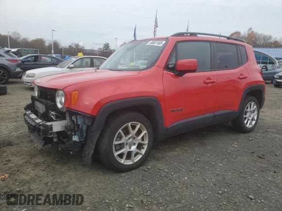 ✅ 2019 Jeep Renegade Latitude • VIN: ZACNJABB1KPK00418 • Lot: 90687485. Wystawiony na Copart z przebiegiem 45 312 mil. Bezpłatny archiwum sprzedaży aukcyjnych z USA i szczegółowy raport historii pojazdu na DreamBid. Zdjęcie 1.