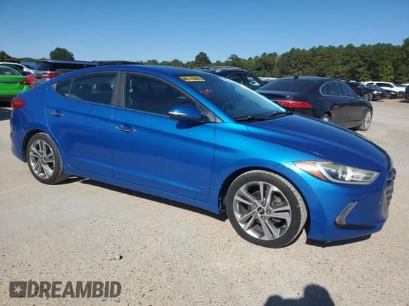 ✅ 2017 Hyundai Elantra Limited • VIN: KMHD84LF4HU225765 • Lot: 87038995. Listed on Copart with 132,301 mi. Free auction sales archive from the USA and detailed vehicle history report at DreamBid. Image 4.