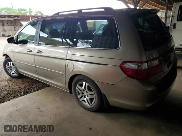 ✅ 2007 Honda Odyssey EX • VIN: 5FNRL38477B012326 • Lot: 65268985. Listed on Copart with 186,616 mi. Free auction sales archive from the USA and detailed vehicle history report at DreamBid. Image 2.