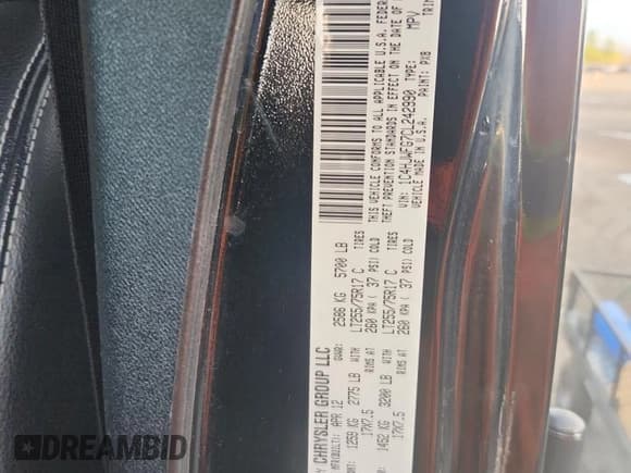 ✅ 2012 Jeep Wrangler Unlimited Rubicon • VIN: 1C4HJWFG7CL242990 • Лот: 92404395. Опубликован ранее на Copart с пробегом 121 247 миль. Бесплатный доступ к архиву аукционных продаж из США и подробный отчёт об истории автомобиля на DreamBid. Изображение 12.