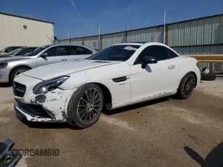 ✅ 2017 Mercedes-Benz SLC 43 AMG • VIN: WDDPK6GA6HF130051 • Lot: 66422384. Listed on Copart with 42,173 mi. Free auction sales archive from the USA and detailed vehicle history report at DreamBid. Image 1.