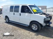 ✅ 2020 Chevrolet Express Cargo • VIN: 1GCWGAFG8L1266252 • Lot: 43142344. Listed on IAAI with 90,039 mi. Free auction sales archive from the USA and detailed vehicle history report at DreamBid. Image 1.