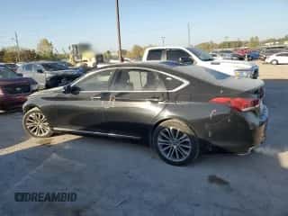 2015 Hyundai Genesis 3.8L z VIN KMHGN4JE7FU052773, wystawiony jako Copart lot #75407804 z przebiegiem 120 241 mil mil oraz Szkoda całkowita • Salvage title. Historia ofert i sprzedaży dostępna na DreamBid. Obrazek 2.