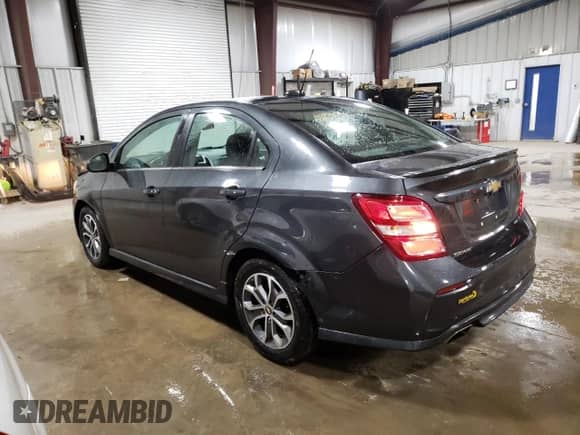 2017 Chevrolet Sonic LT with VIN 1G1JD5SG2H4101991, listed as a Copart auction lot 48972003 with 54,931 mi miles and . Bid and sale history available at DreamBid. Image 2.