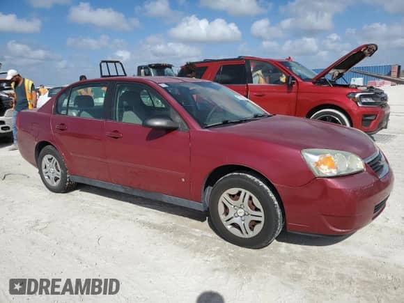 2007 Chevrolet Malibu 1LS with VIN 1G1ZS58F07F192513, listed as a Copart auction lot 77313074 with Not provided miles and Salvage title. Bid and sale history available at DreamBid. Image 4.