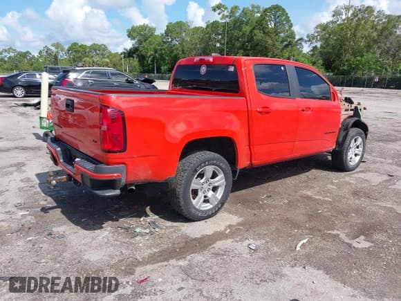 ✅ 2022 Chevrolet Colorado 2WD LT • VIN: 1GCGSCEN2N1101637 • Lot: 42559673. Listed on IAAI with 120,280 mi. Free auction sales archive from the USA and detailed vehicle history report at DreamBid. Image 4.