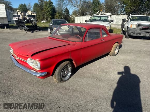 ✅ 1964 Chevrolet Corvair • VIN: 40527W245179 • Лот: 75952644. Опубликован ранее на Copart с пробегом 62 938 миль. Бесплатный доступ к архиву аукционных продаж из США и подробный отчёт об истории автомобиля на DreamBid. Изображение 2.