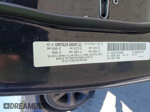 ✅ 2013 Dodge Charger Road/Track • VIN: 2C3CDXCT3DH594668 • Лот: 43206965. Опубликован ранее на IAAI с пробегом 237 606 миль. Бесплатный доступ к архиву аукционных продаж из США и подробный отчёт об истории автомобиля на DreamBid. Изображение 9.