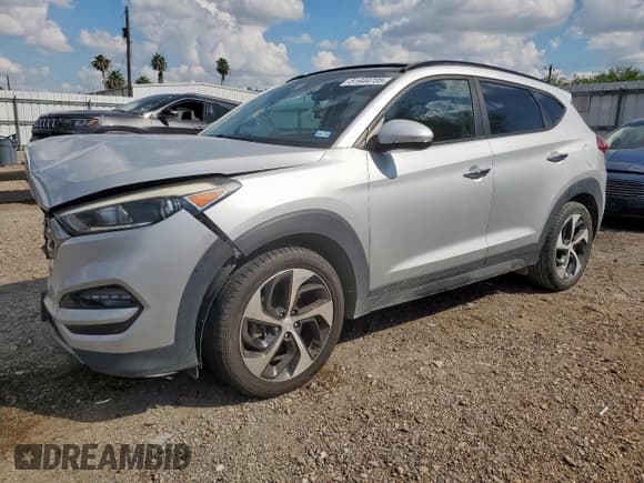 ✅ 2016 Hyundai Tucson Limited • VIN: KM8J33A28GU197687 • Лот: 81944705. Опубликован ранее на Copart с пробегом 89 578 миль. Бесплатный доступ к архиву аукционных продаж из США и подробный отчёт об истории автомобиля на DreamBid. Изображение 1.