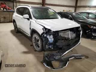 2019 Hyundai Santa Fe Ultimate z VIN 5NMS5CAA4KH118025, wystawiony jako Copart lot #63428112 z przebiegiem 28 852 mil mil oraz . Historia ofert i sprzedaży dostępna na DreamBid. Obrazek 1.