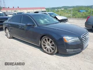 ✅ 2014 Audi A8 3.0T • VIN: WAURGAFD4EN006765 • Lot: 42391998. Listed on IAAI with 191,679 mi. Free auction sales archive from the USA and detailed vehicle history report at DreamBid. Image 1.