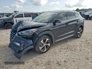 ✅ 2018 Hyundai Tucson Sport • VIN: KM8J33AL7JU772023 • Лот: 68552405. Опубликован ранее на Copart с пробегом 63 332 миль. Бесплатный доступ к архиву аукционных продаж из США и подробный отчёт об истории автомобиля на DreamBid. Изображение 1.