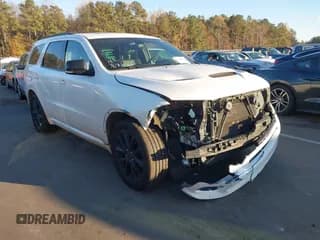 ✅ 2018 Dodge Durango GT • VIN: 1C4RDHDG6JC384934 • Lot: 43667324. Listed on IAAI with 235,354 mi. Free auction sales archive from the USA and detailed vehicle history report at DreamBid. Image 1.